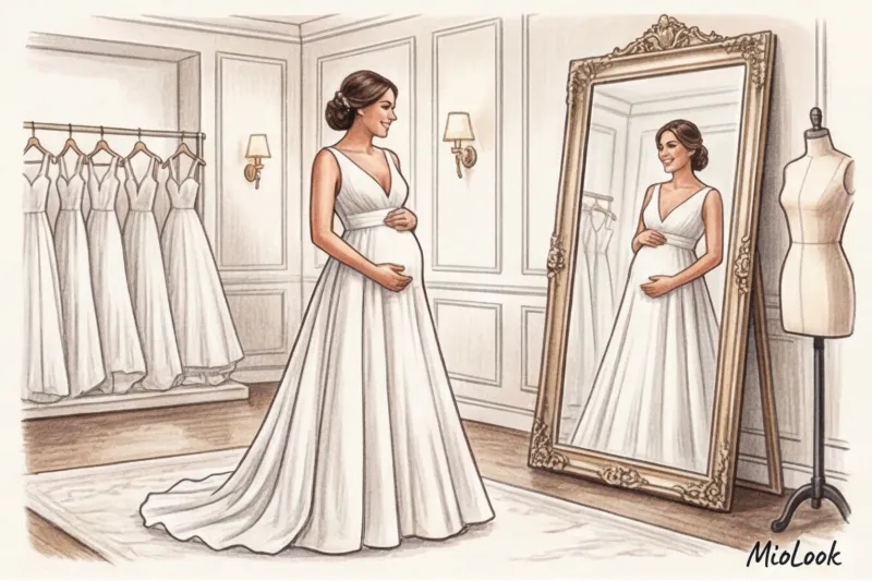 Свадебное платье для беременной невесты: как найти наряд мечты - 2