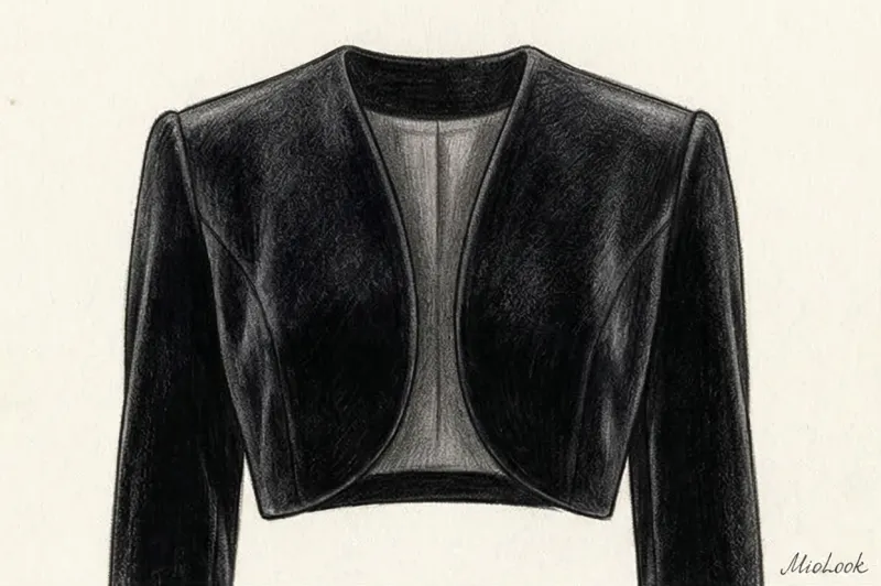 What is a bolero: types and rules for combining them in clothing