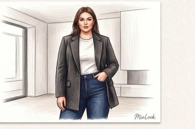 Тип фигуры «яблоко» у полных: как составить базу и скрыть живот - 9