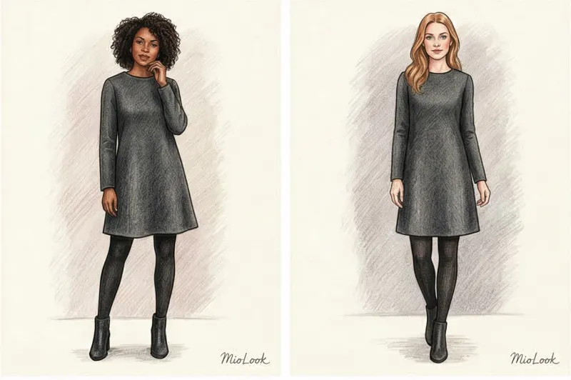 Платье-шифт - 3