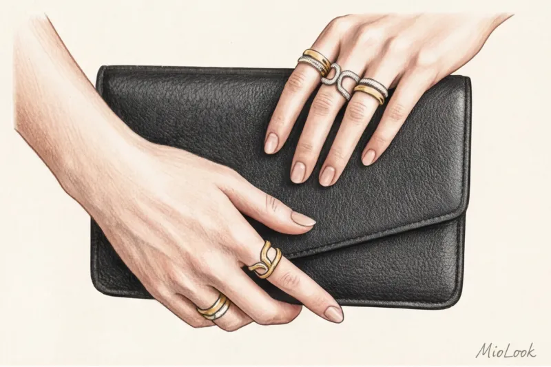 Трендовый сет: как правильно и стильно носить несколько колец на руках - 2