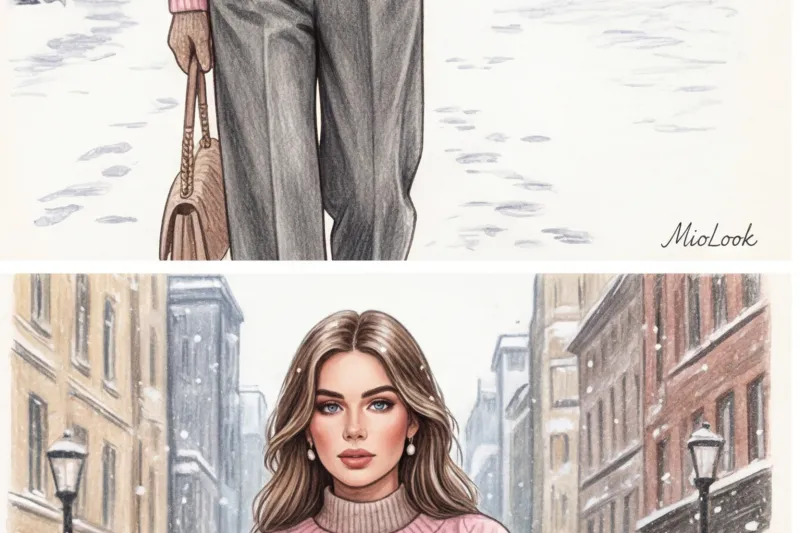 Уютная романтика: как носить стиль Coquette и Balletcore осенью и зимой - 4