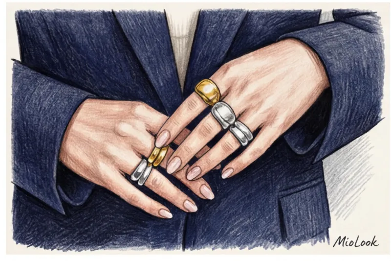 Правило микса: как стильно сочетать золото и серебро в одном образе - 7