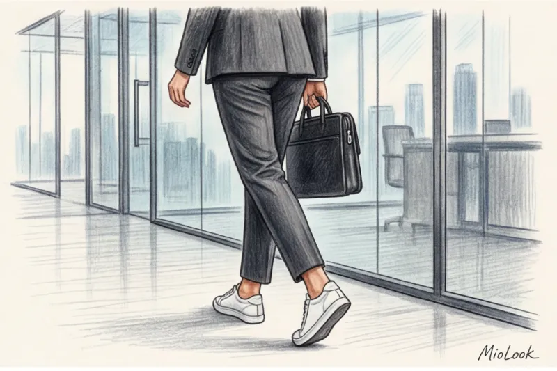Кроссовки с деловым костюмом: правила стиля для современных профи - 8