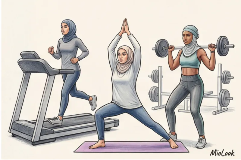 Спортивный хиджаб: как выбрать удобный и дышащий головной убор для тренировок - 3