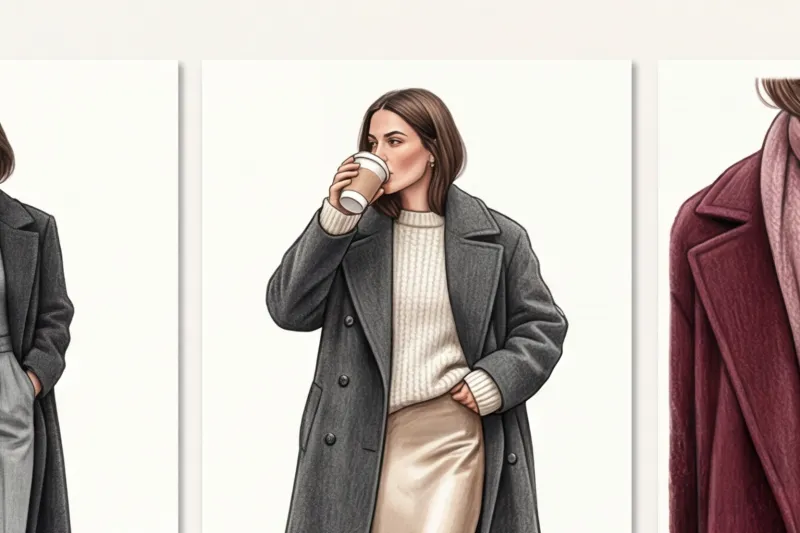 С чем носить длинное пальто макси: стильные образы на каждый день - 2