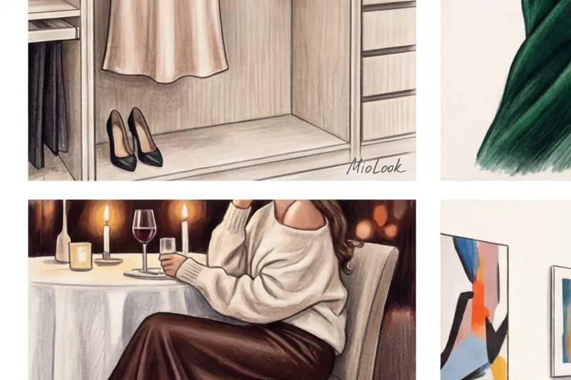 Образы с шелковой юбкой: от свидания до светского раута - 4