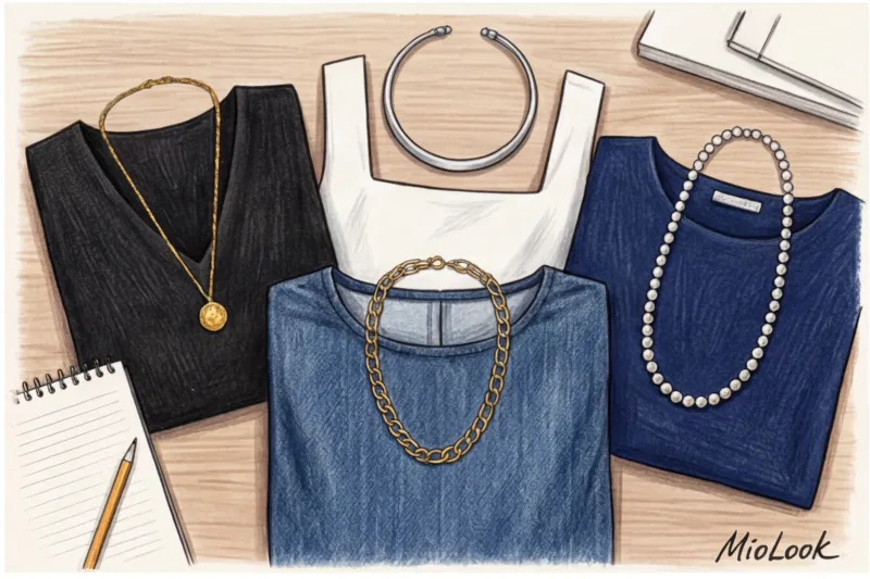 Шпаргалка по стилю: как подобрать украшение к вырезу платья или топа - 9