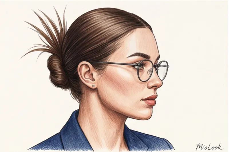 Прически в стиле Office Siren: крабики, небрежные пучки и гладкие хвосты - 7