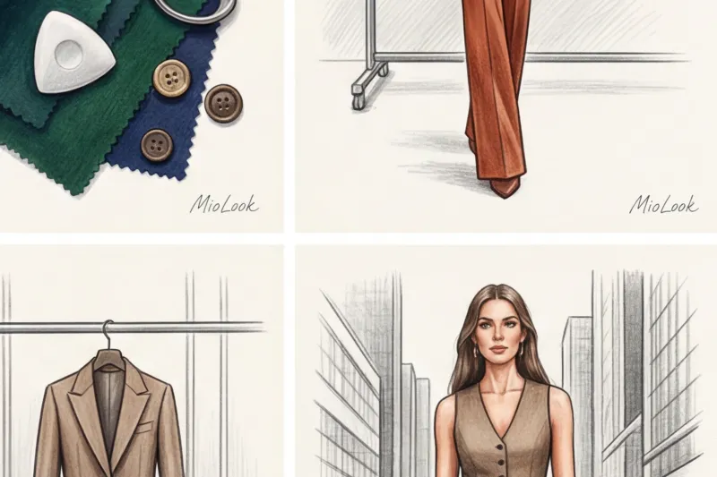 Женский брючный костюм на высокий рост: правила безупречной посадки - 6