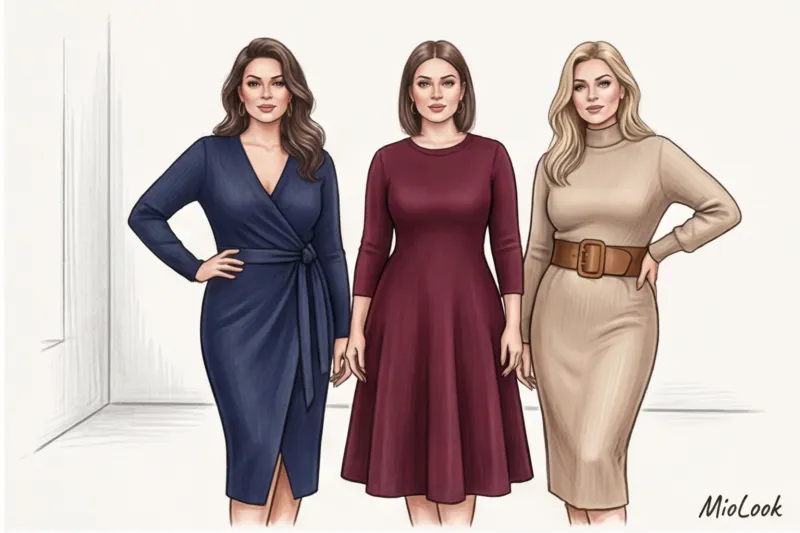 Трикотажное платье: как подобрать фасон по фигуре и скрыть недостатки - 3