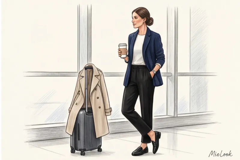 Что надеть в самолет: удобные и стильные образы для перелета - 6