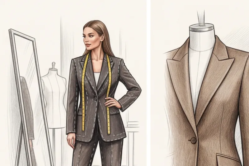 Women's pantsuits for tall women: fit secrets