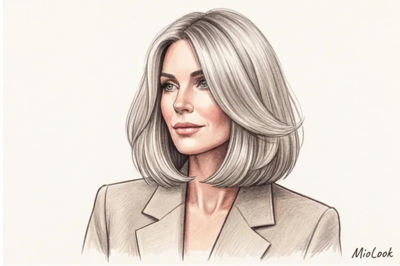 Возрастные изменения текстуры: как подобрать стрижку, скрывающую седину и поредение - 3