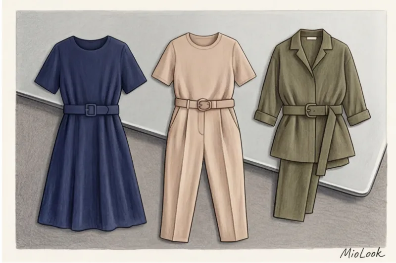 Как носить ремень, чтобы визуально скрыть живот - 3