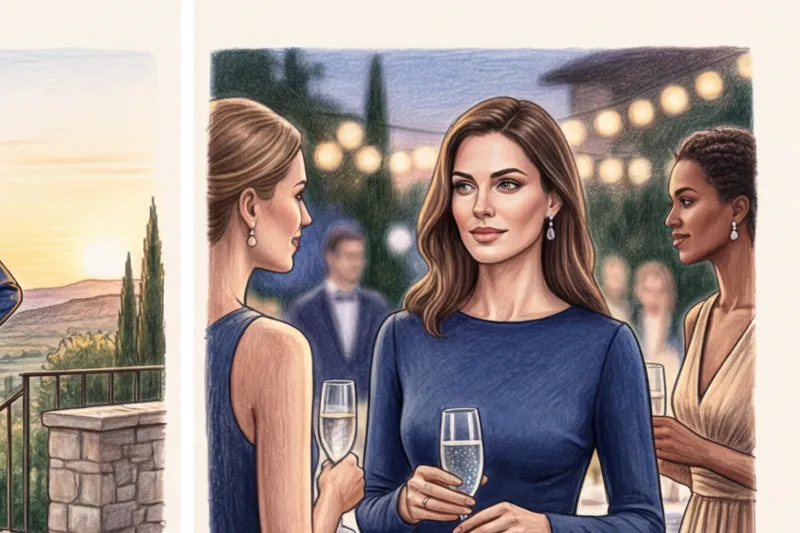 Летние закрытые вечерние платья: как выглядеть нарядно и не перегреться - 3