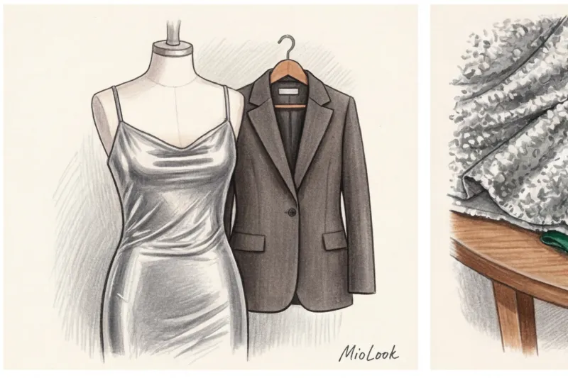 Игра фактур: шелк, бархат и пайетки в нарядной капсуле - 7