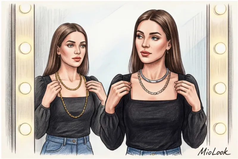 Шпаргалка по стилю: как подобрать украшение к вырезу платья или топа - 6