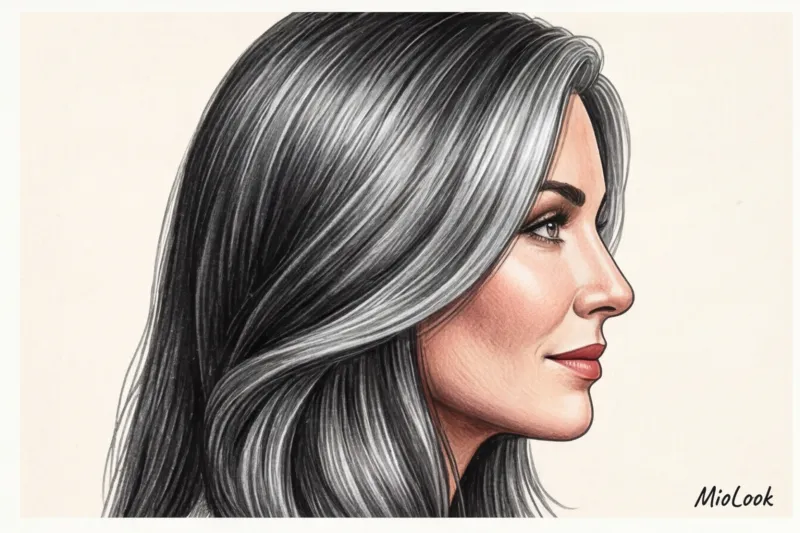 Как красиво носить седину после 35: стильные стрижки и тонирование - 7