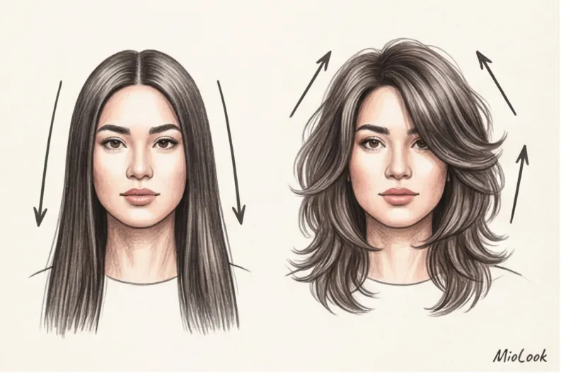 Anti-aging haircuts for round faces after 35