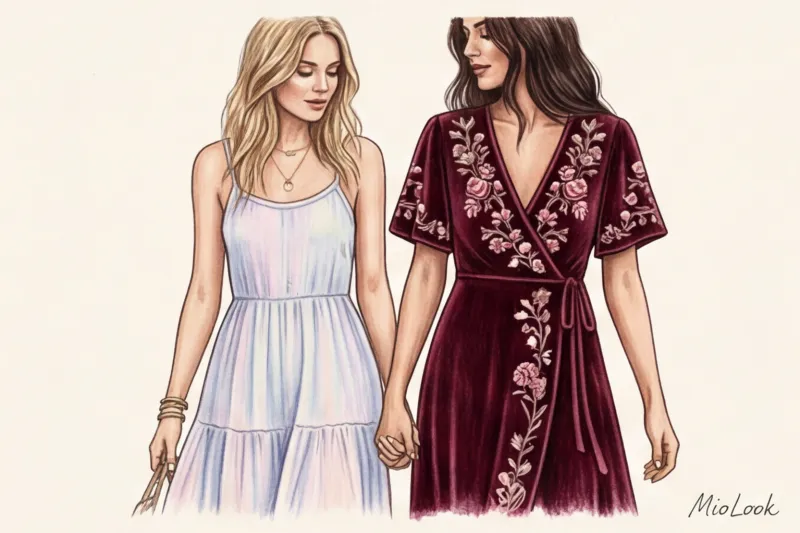 Бохо и романтика: как сочетать цветочные ароматы с летящими платьями - 5