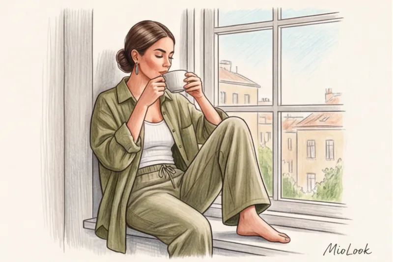 Домашний гардероб молодой мамы: как выглядеть красиво и забыть про растянутые треники - 4