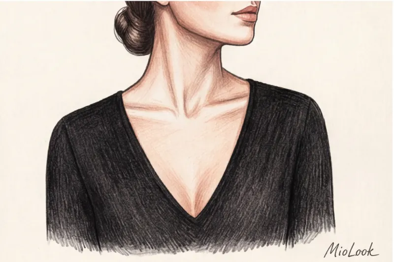 Какая прическа подойдет под V-образный вырез: лучшие укладки для глубокого декольте - 7