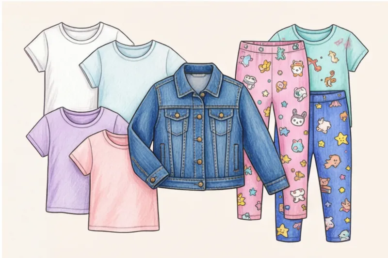 Капсульный гардероб для девочки: от нарядных платьев до базовых джинсов - 9