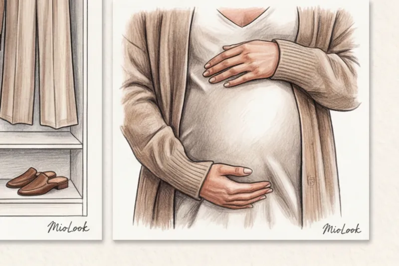 Максимальный комфорт: что носить в 3-м триместре беременности - 9