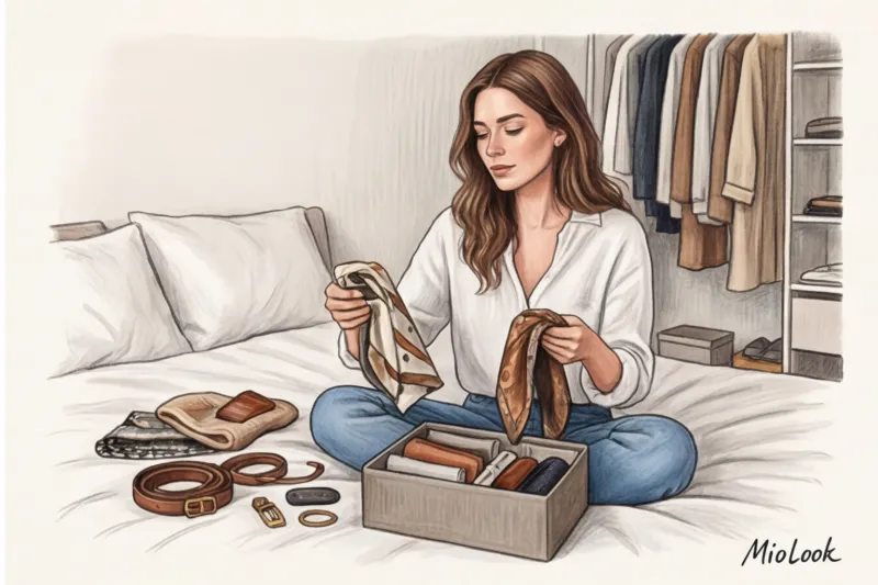 Аксессуары по-французски: шелковые платки, береты и минимализм - 6