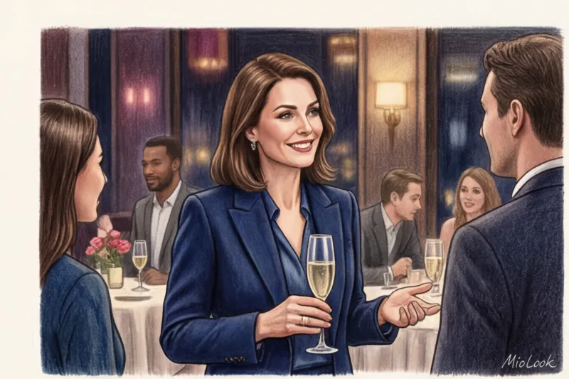 What to wear to a corporate party for a 40-year-old woman: stylish looks