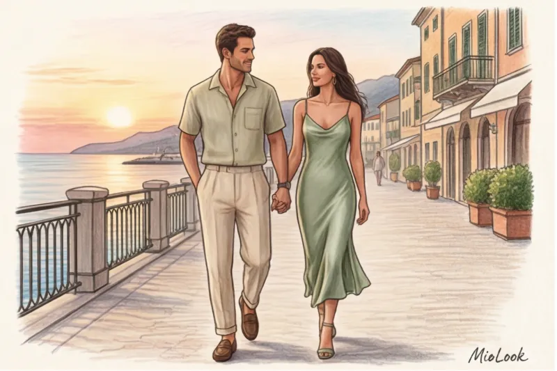 Парные образы на море: как стильно собрать чемодан