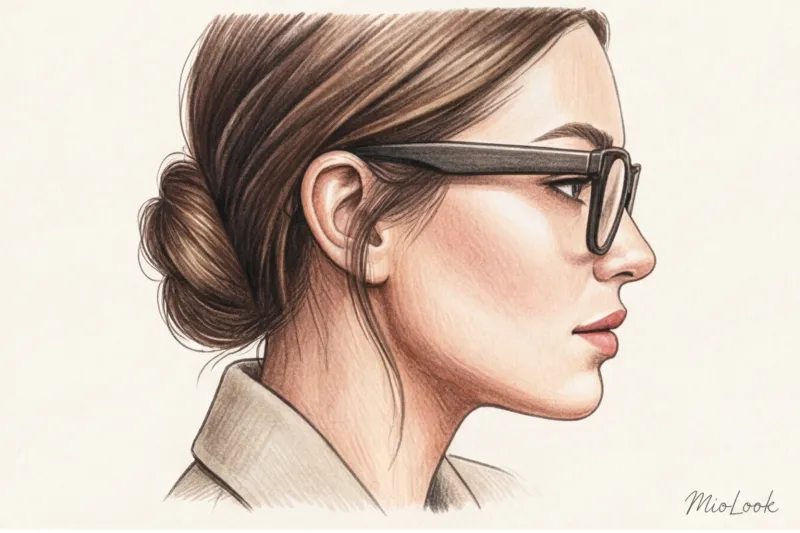 Прически под очки: как гармонично сочетать укладку с оправой - 2