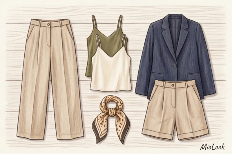 Летний гардероб для женщины 40 лет: стильная капсула для города и отпуска - 2