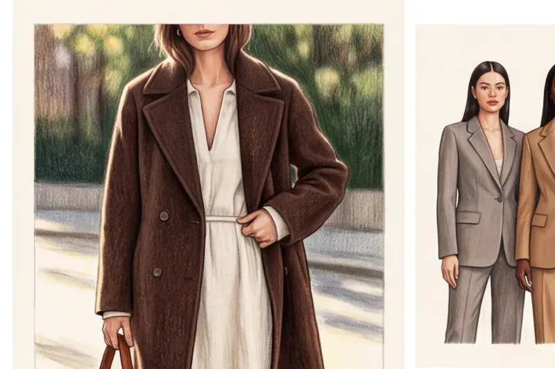 Brown in clothing: combinations and trends