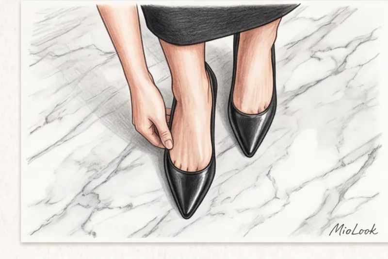 Обувь для офисных эстетик: слингбэки, киттен-хилл и туфли с острым мысом - 7