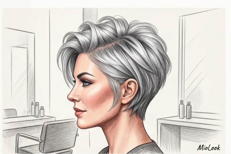 Как красиво носить седину после 35: стильные стрижки и тонирование - 3