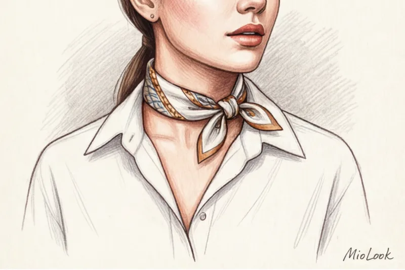 Шелковые платки: 10 стильных способов завязать аксессуар - 2