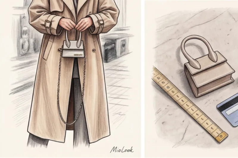 Микро-сумки и высокий рост: как носить трендовый аксессуар - 7