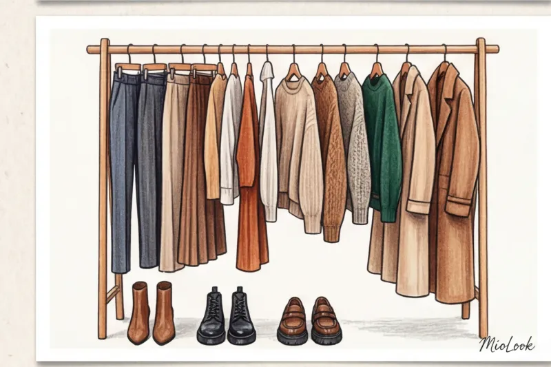 Осенняя капсула: многослойные и уютные образы на каждый день - 4