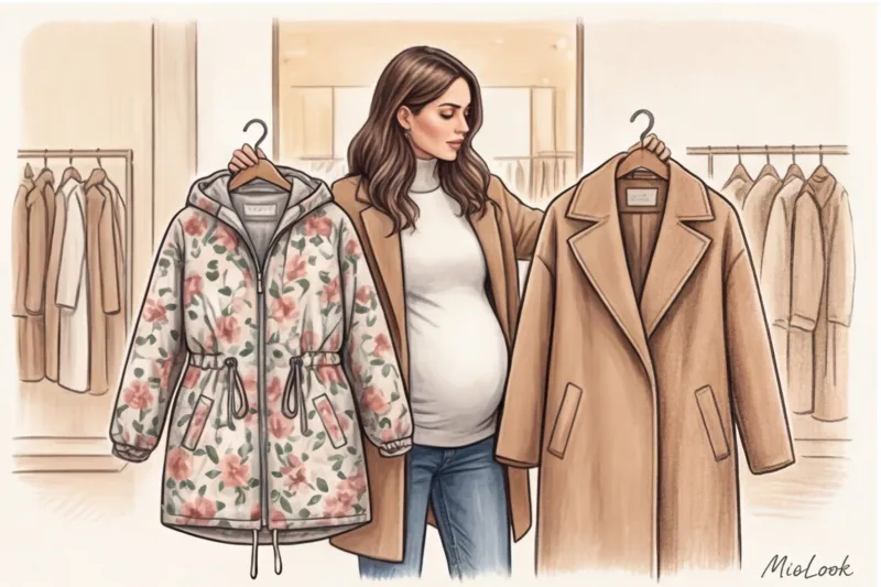 Верхняя одежда на 3 триместр: что носить на последних месяцах - 7