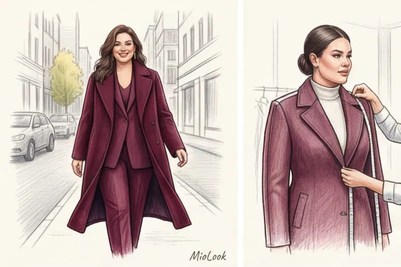 Outerwear for plus-size women: styles that make you look slimmer