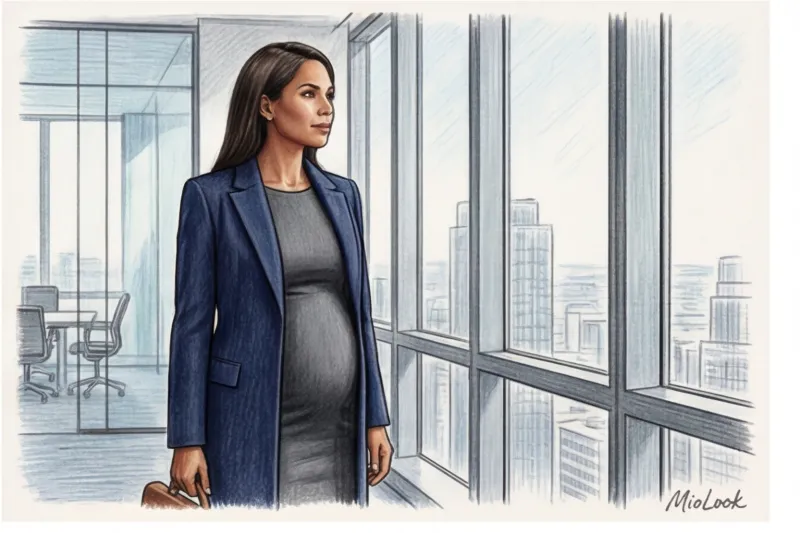 Строгий дресс-код и беременность: как одеваться в банк или корпорацию - 9