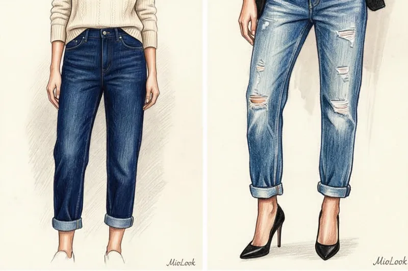 Джинсы-бойфренды - 4