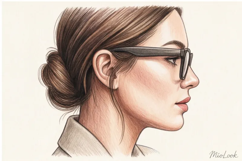 Прически под очки: как гармонично сочетать укладку с оправой - 9