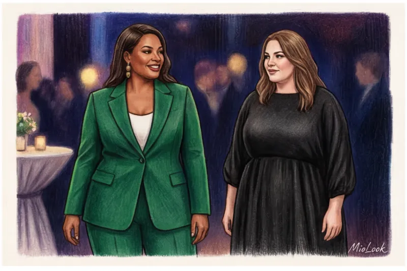 Образы на корпоратив для полных женщин (plus size): подчеркиваем достоинства - 8