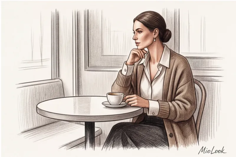 Игра на контрастах: как стильно сочетать нежный шелк с объемным трикотажем - 9