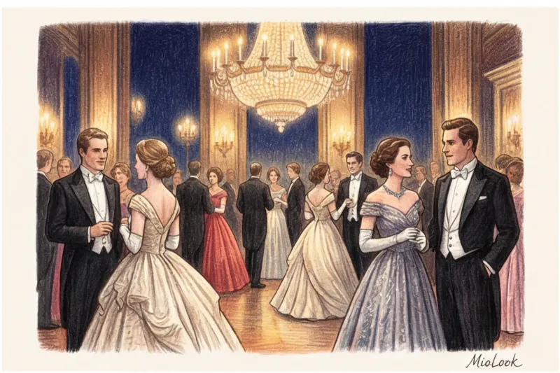 Strict white tie dress code for women: rules and mistakes