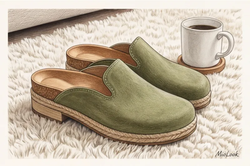 Стильная домашняя обувь: от кожаных мюлей до ортопедических тапочек - 8