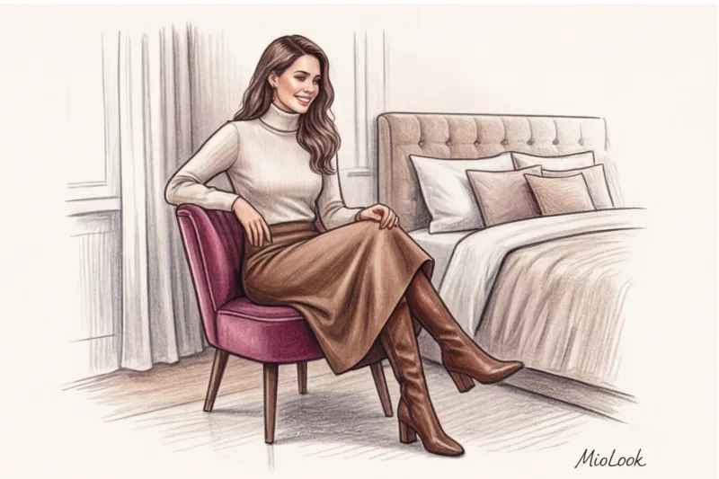 Зимний образ на свидание: как выглядеть привлекательно и не замерзнуть - 7